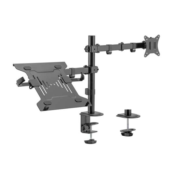 [DTL32TSR-193] Aisens Soporte de Mesa Giratorio e Inclinable para Portatil y Monitor/TV 9Kg de 17-32" - Color Negro