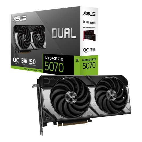 [DUAL-RTX5070-O12G] Asus DUAL GeForce RTX 5070-O12G Tarjeta Grafica 12GB GDDR7