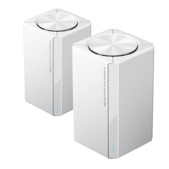 [DVB4451GL] Xiaomi AC1200 Pack de 2 Sistemas WiFi Mesh Dual Band - Velocidad hasta 1200Mbps - 2 Puertos RJ-45