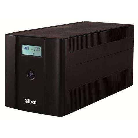 Elbat Delta SAI 1500VA USB - Pantalla LCD - 4x Shuckos - Estabilizador AVR - Funcion de Arranque en