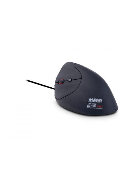 Urban Factory Ergo Next Raton Vertical Ergonomico con Cable - 1200-3600dpi - 6 Botones - Uso Zurdo -