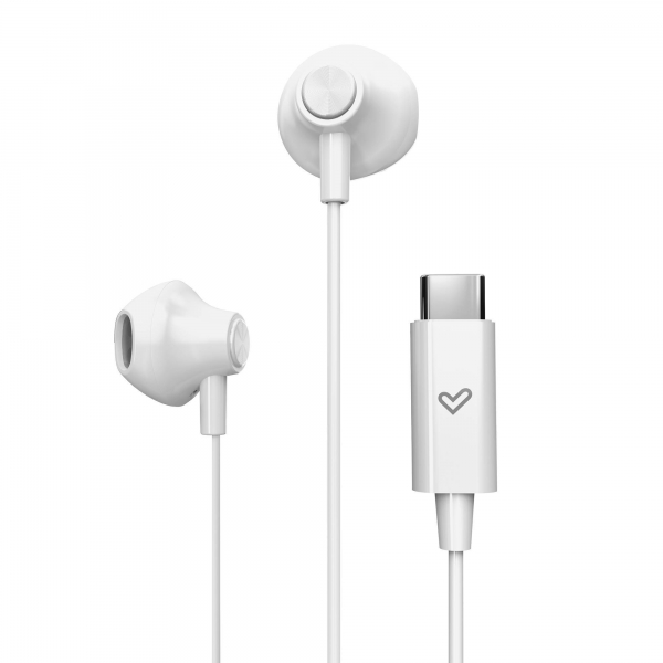 Energy Sistem EasyPods Auriculares - Sonido HD - Conexion Tipo C - Microfono Integrado - Control de