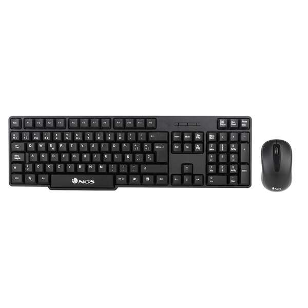 NGS Euphoria Kit Pack Teclado Inalambrico USB + Raton Inalambrico USB 1200dpi 3 Botones - Uso Ambidi