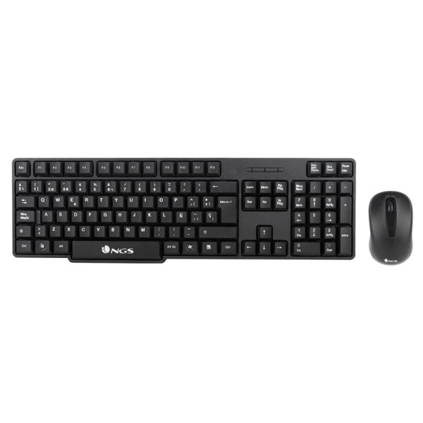 NGS Euphoria Kit Pack Teclado Inalambrico USB Portugues + Raton Inalambrico USB 1200dpi 3 Botones -