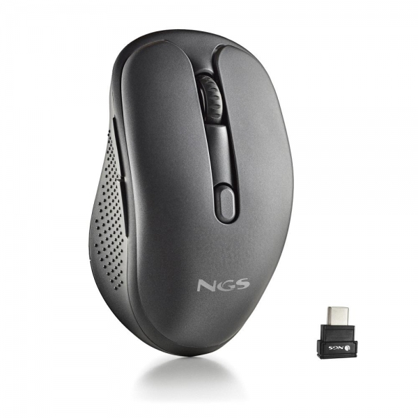 NGS Evo Jot Raton Inalambrico 1600dpi - Conexiones: 2.4 GHz USB-C + Bluetooth 5.1 + Bluetooth 5.1 -
