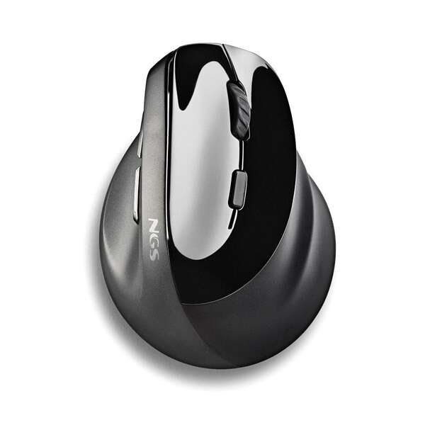 NGS Evo Moksha Raton Vertical Ergonomico Inalambrico USB 2400dpi - 5 Botones - Teclas Silenciosas -