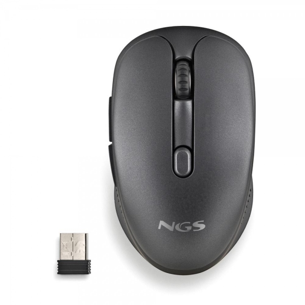 NGS Evo Peep Raton Laser Inalambrico 3200dpi - Conexiones: 2.4 GHz USB-A + Bluetooth 5.1 + Bluetooth