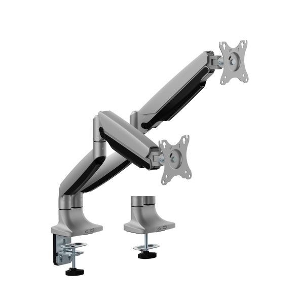 [EW1528] Ewent Soporte de Mesa con Doble Brazo Articulado para Monitores hasta 35" - Giratorio e Inclinable -