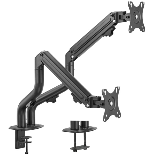 [EW1534] Ewent Soporte de Mesa Contrapeso Giratorio e Inclinable para Monitor/TV 16Kg - 2 Brazos - 17-32" - C
