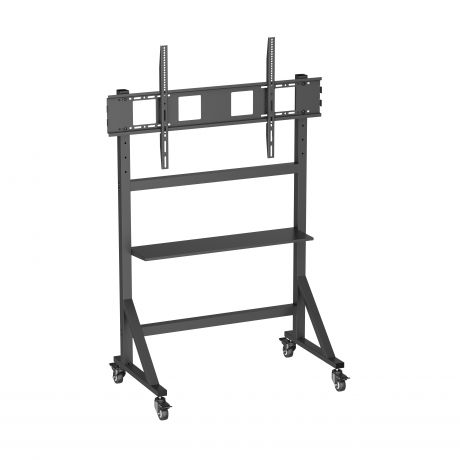 Ewent EW1584 Soporte de Suelo para Pantallas Interactivas/TV de 55 a 100" - Bandeja Multiusos - Peso