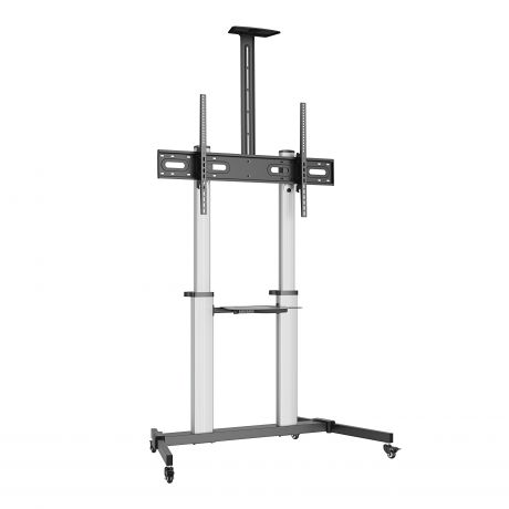 Ewent EW1592 Soporte de Suelo para Pantallas Interactivas/TV de 60 a 100" - Bandeja Multiusos - Peso