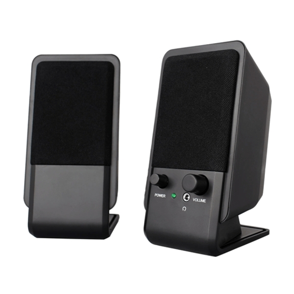 Ewent Altavoces Estereos de Sobremesa de 12W - Alimentacion USB - Jack de 3.5mm - Control de Volumen