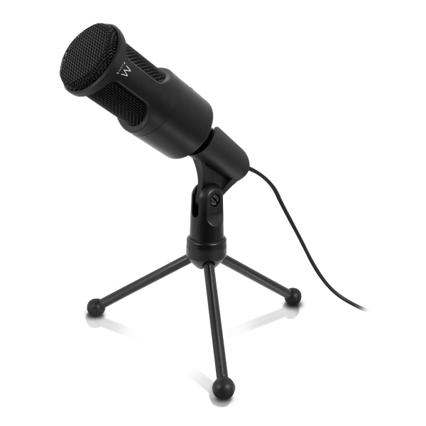 [EW3552] Ewent Microfono Multimedia - Cancelacion de Ruido - Jack de 3.5mm - Cable de 2m - Color Negro