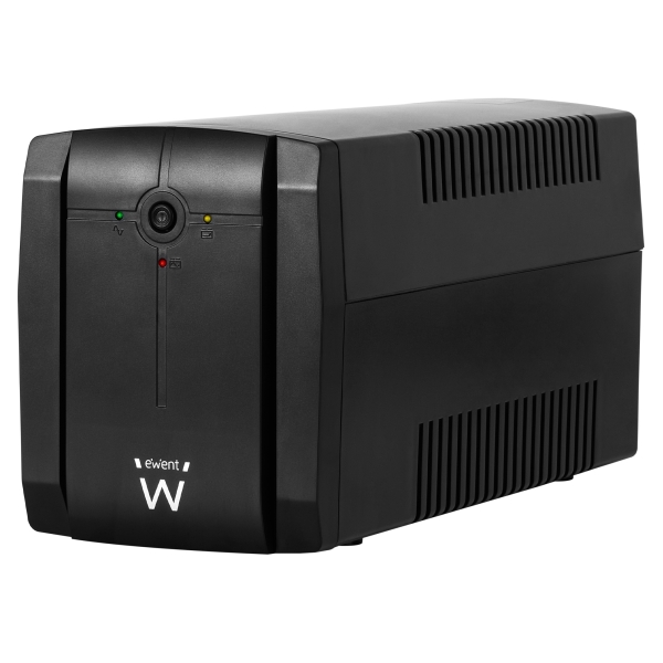 Ewent SAI Interactivo 1300VA/720W - 3x Schuko - Cable de Alimentacion - Funcion AVR - Notificacion S