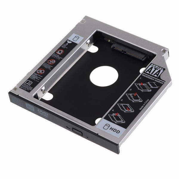 [EW7005] Ewent Adaptador Disco Duro de 7/9.5mm para Unidad Optica de 12.7mm en Portatil - Velocidad de Transf