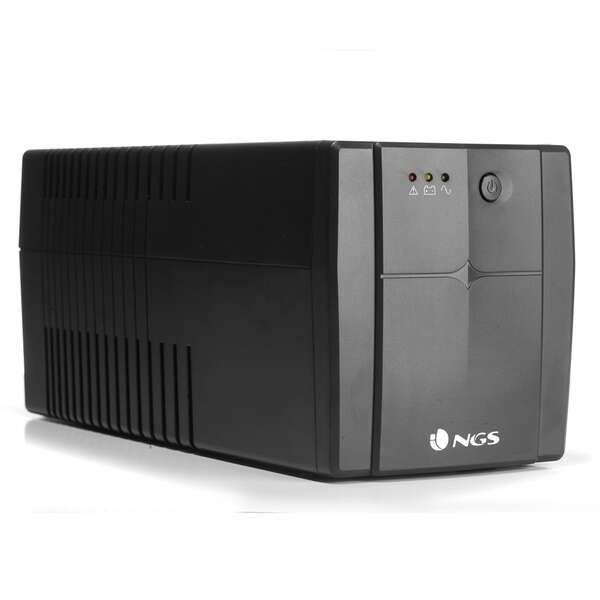 NGS Fortress 1500 V2 SAI 1200VA UPS 720W - Tecnologia Off Line - Funcion AVR - 4x Schukos - Protecci