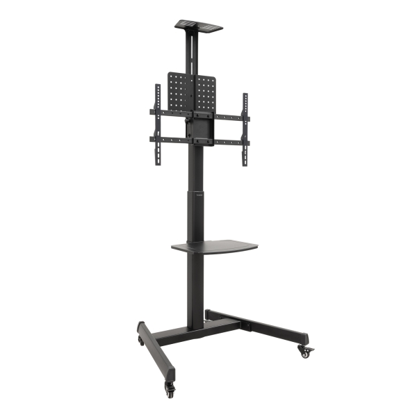 Tooq Cometa Soporte de Suelo para TV de 37 a 70" - Bandeja Multiusos - Peso Max. 50kg - Altura, Incl