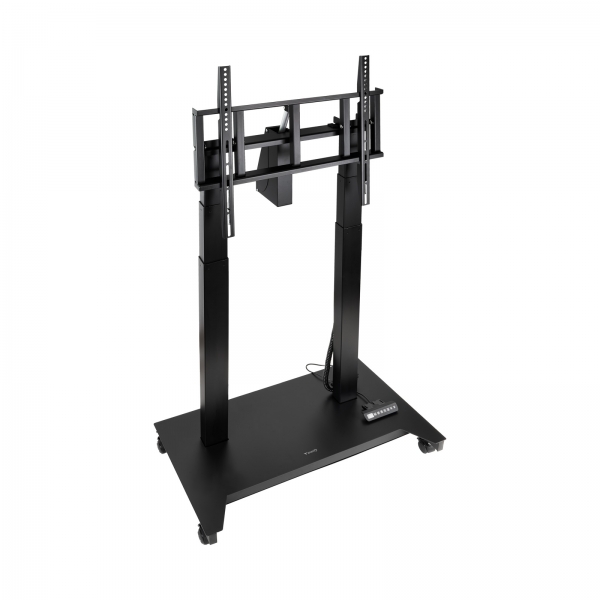 Tooq Uros Soporte de Suelo con Ruedas Electrico para Pantallas de 52-84" - Regulacion Electrica de A