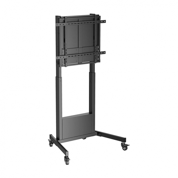 Aisens Soporte de Suelo Contrapeso con Rueda para Monitor/TV de 60”-100” - Acero de Alta Resistencia