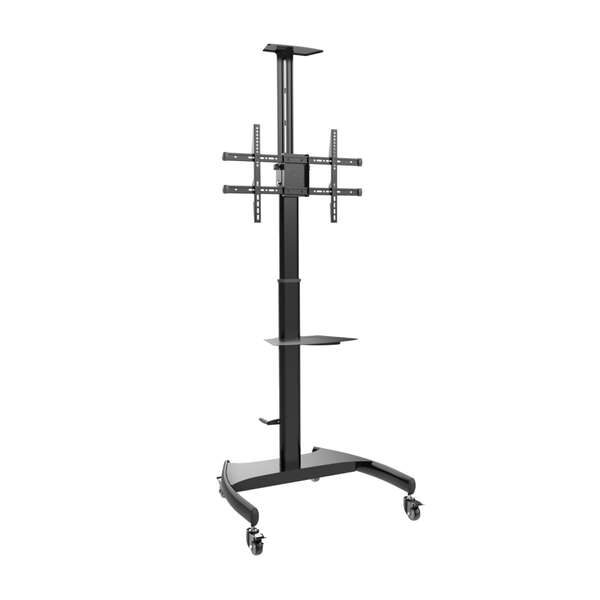 Aisens Soporte de Suelo para TV/Monitor de 37" a 70" - Max 50kg - Ajustable en altura - Movimiento H