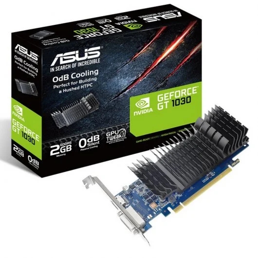 [GT1030-SL-2G-BRK] Asus GeForce GT 1030 Silent Tarjeta Grafica 2GB GDDR5 NVIDIA