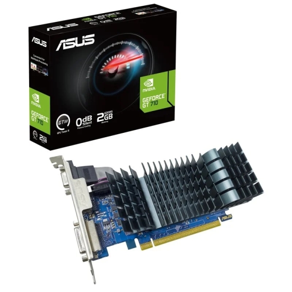 [GT710-SL-2GD5-BRK-EVO] Asus GeForce GT 710 SL EVO BRK Tarjeta Grafica 2GB GDDR5