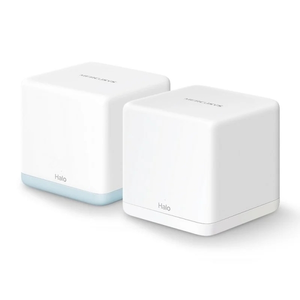 [Halo H32G(2-pack)] Mercusys H32G Sistema Wi-Fi 5 Mesh AC1200 Dual Band - 2 Unidades Halo - Cobertura hasta 260 m² - Col