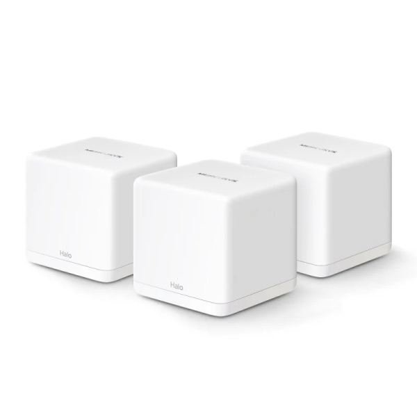 Mercusys H60X Sistema Wi-Fi 6 Mesh AX1500 Doble Banda - 3 Unidades Halo - Cobertura hasta 550 m² - C