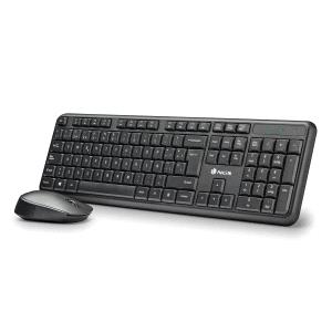 NGS Kit Teclado Inalambrico y Raton Inalambrico 1200dpi - 12 Teclas Multimedia - Indicadores LED -