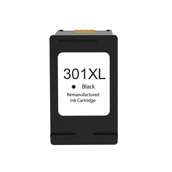 Remanufacturado HP 301XL Negro Cartucho de Tinta - Muestra Nivel de Tinta - Reemplaza CH563EE/CH561E