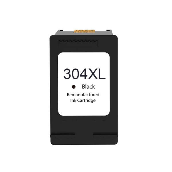Remanufacturado HP 304XL Negro Cartucho de Tinta - Muestra Nivel de Tinta - Reemplaza N9K08AE/N9K06A