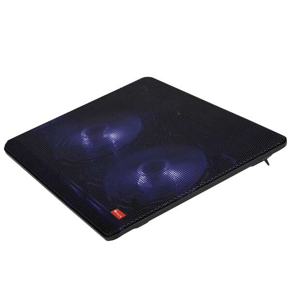 NGS Jetstand Base de Refrigeracion para Portatil hasta 15.6" - Iluminacion LED Azul - 1x USB - 2 Ven