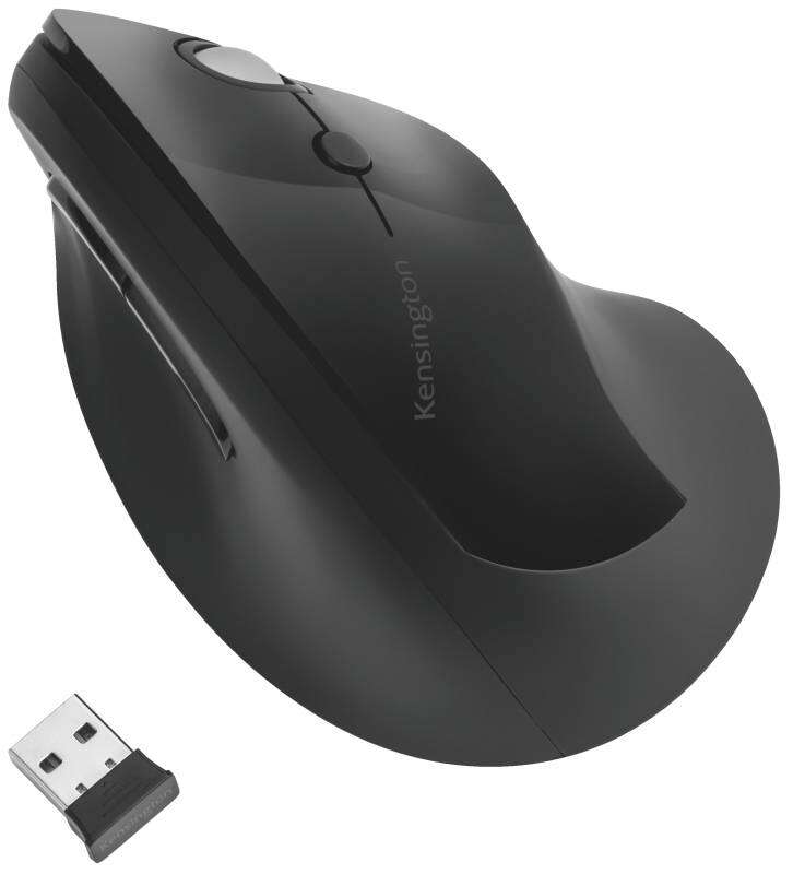 Kensington Pro Fit Ergo Raton Vertical Inalambrico 2.4Ghz 1600dpi - 5 Botones - Inclinación Natural