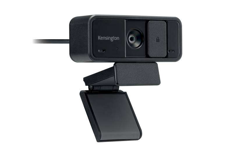 [K80251WW] Kensington W1050 Webcam de Angulo Amplio y Enfoque Fijo 1080P - Video Nitido y Sensor de Gran Tamaño