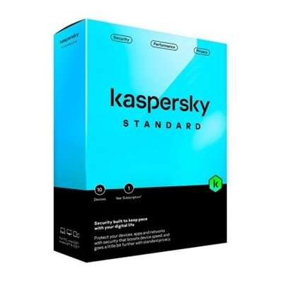 [KL1041S5KFS-MSBES] Kaspersky Standard Antivirus - 10 Dispositivos - Servicio 1 Año