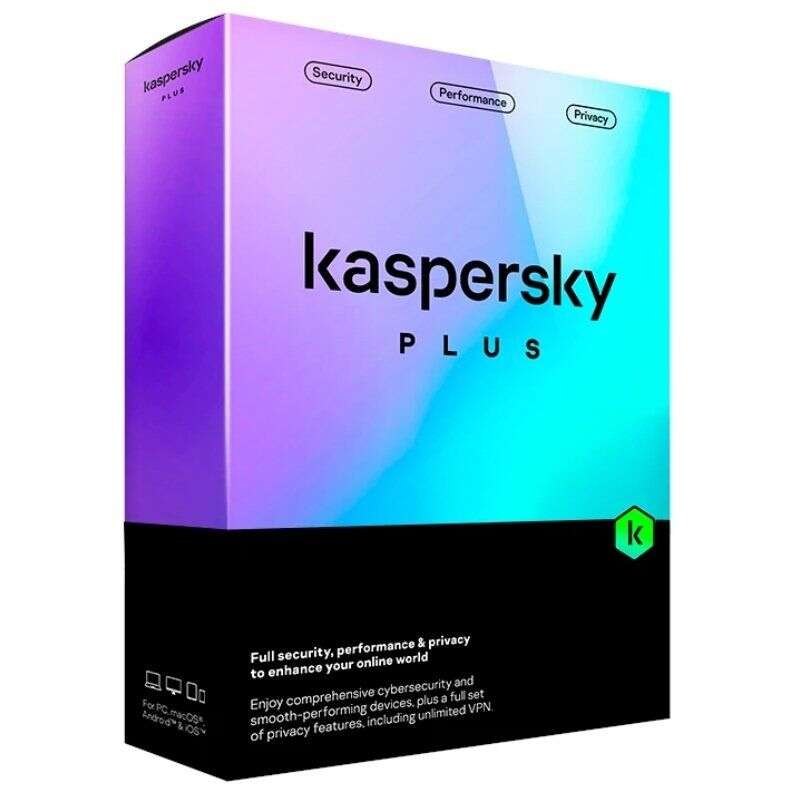[KL1042S5KFS-MSBES] Kaspersky Plus Antivirus - 10 Dispositivos - Servicio 1 Año