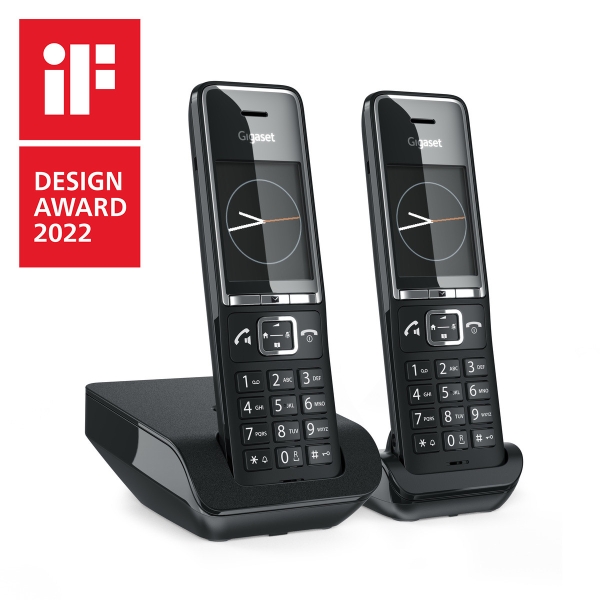 [L36852-H3001-D204] Gigaset Comfort 550 Duo Telefono Inalambrico Dect + 1 Supletorio - Identificador de Llamadas - Manos