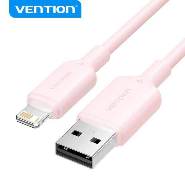 Vention Cable USB 2.0 Lightning - Interfaz USB-A/Lightning - Transmision 480Mbps - Salida 2.4A - 2M