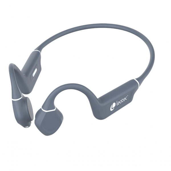 Leotec Kuri Auriculares Deportivos de Conduccion Osea Bluetooth 5.4 - Autonomia hasta 12h - Bateria