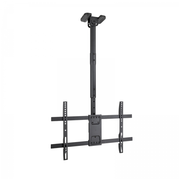 Tooq Soporte de Techo para Pantallas 43-86" - Angulo de Giro 180º - Inclinable - Gestion de Cables -