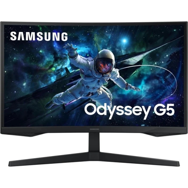 Samsung Odyssey G5 Monitor 27" LED VA Curvo QHD 165Hz FreeSync - Respuesta 1ms - Angulo de Vision 17