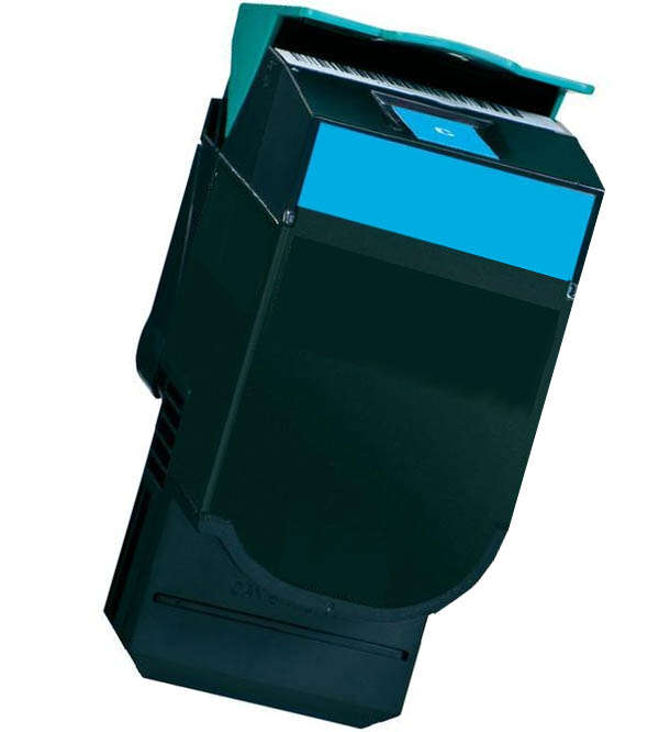Lexmark CX310/CX410/CX510 Cyan Cartucho de Toner Generico - Reemplaza 80C2SC0/80C2SCE/802SC/80C20C0/