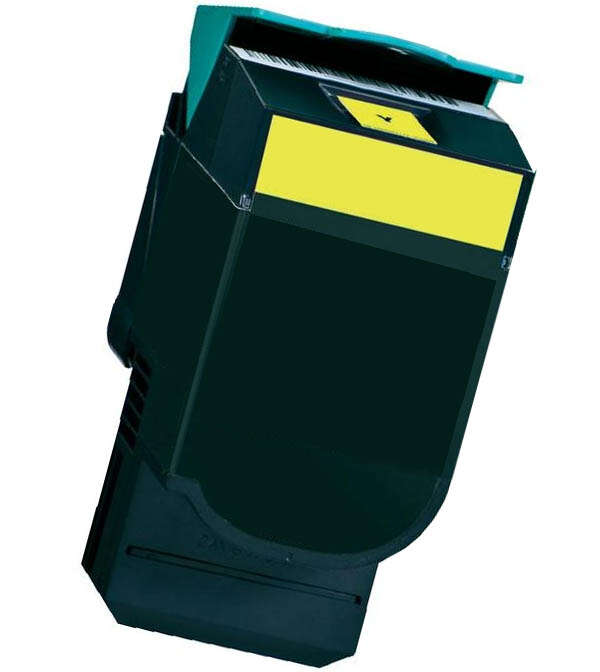 Lexmark CX310/CX410/CX510 Amarillo Cartucho de Toner Generico - Reemplaza 80C2SY0/80C2SYE/802SY/80C2