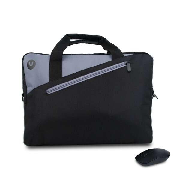 NGS Pack Maletin para Portatil 15.6" + Raton Inalambrico USB 1000dpi 3 Botones - Uso Ambidiestro - C