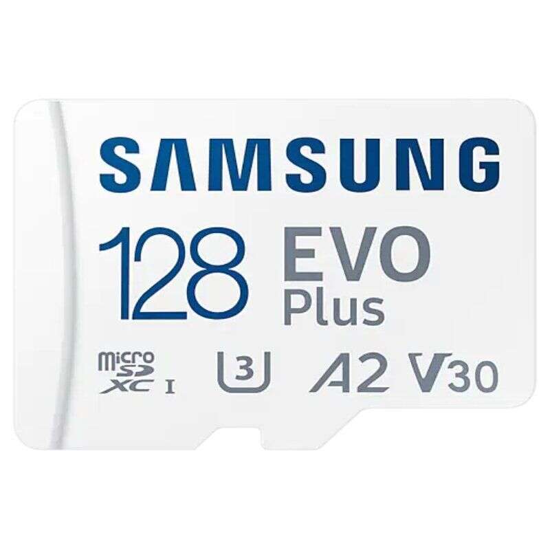 [MB-MC128SA/EU] Samsung EVO Plus Tarjeta Micro SDXC 128GB UHS-I U3 V30
