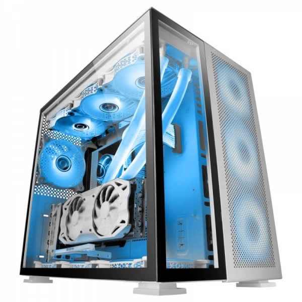 Mars Gaming MC-NOVA Caja Gaming - Aluminio Aeroespacial - Doble Cristal Templado - Soporte 12 Ventil