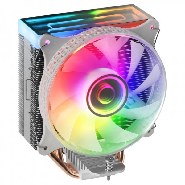 Mars Gaming MCPU-VR Disipador ARGB - Soporta CPUs hasta 180W - Doble Espejo Infinito - Amplia Compat