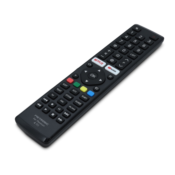[ME495349] Metronic Mando a Distancia Compatible con Televisores Thomson  TV TCL - Color Negro