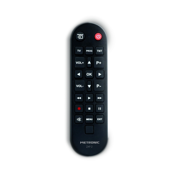 [ME495380] Metronic Mando a Distancia  Universal ZAP 2 Para TV + TDT - Color Negro