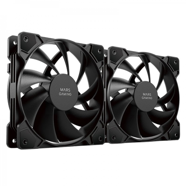 [MFPROX2] Mars Gaming MFPROX2W Ventiladores Profesionales - Ultra Silenciosos - Rodamientos FDB - Conectividad